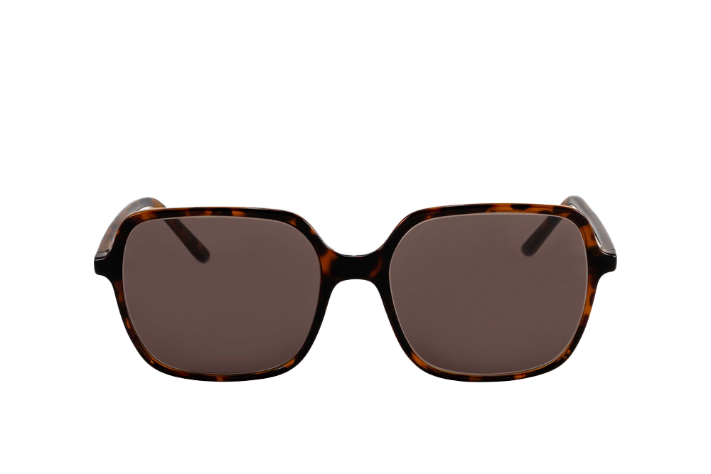 Blaire Sunglasses (Brown) Front View